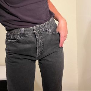 BDG light black mom jeans